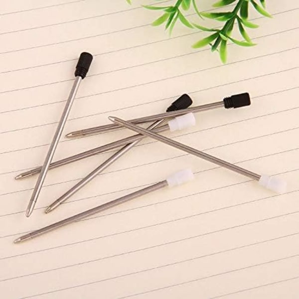 2,75\" Sorte kuglepenne-refill til Swarovski-penne, 7 cm sorte blækrefill, kompatibel med Swarovski Crystal Element Crystal Stylus kuglepenne 20Pcs