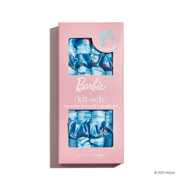 Kitsch Satin Heatless Curling Set - Hiusten rullat lämpöä vailla kiharoille | Lämpöä vailla kihartimet & kuumat rullat | Hiusten rullat nukkumaan | Lämpöä vailla kihartaminen Malibu