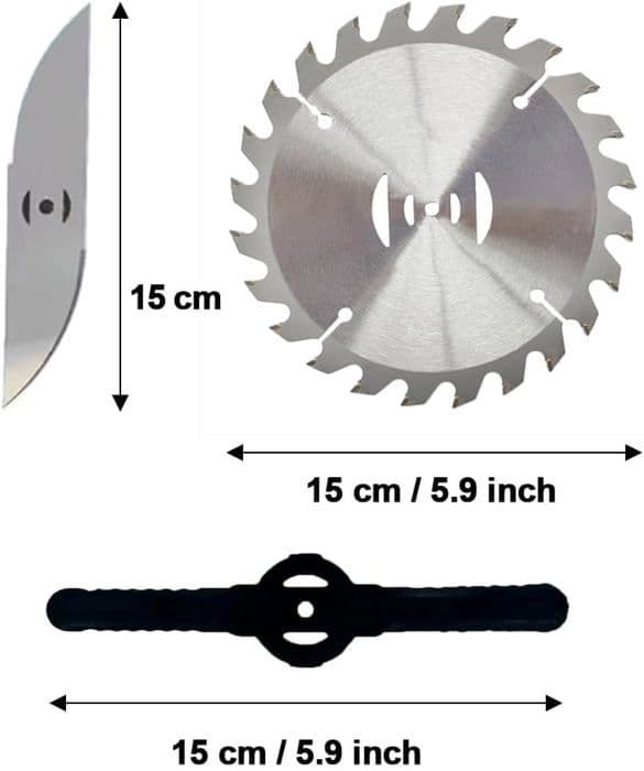 Erstatningsblad for gresstrimmer, trådløs gresstrimmer, erstatningsblad for elektrisk metallkrattkutter