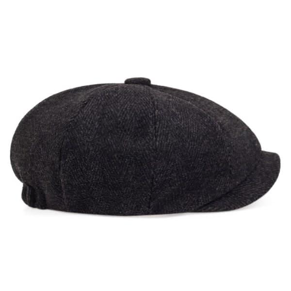 Nyhetsgutt Cap Ull Beret Åttekant Cap Men Maler Cap black