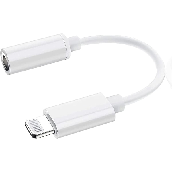 Lightning to 3.5mm Headphone Jack Adapter, Adapter iPhone Headphone, with iPhone 14 13 12 11 XR XS Max X 8 7 6 Supports all iOS