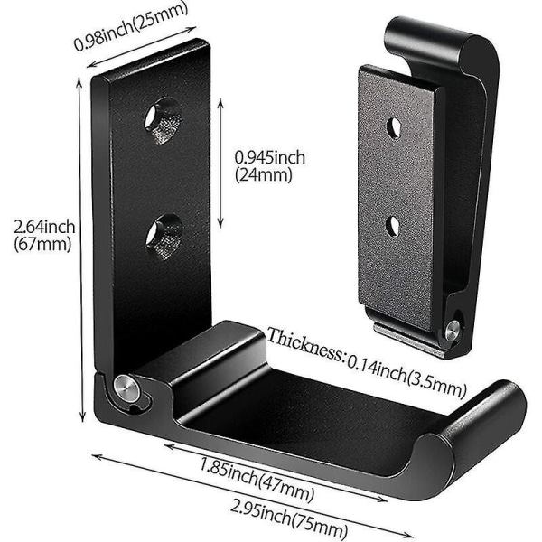 Badeværelseskrog Foldbare Vægkroge 6stk Sorte Vægkroge Til Ophængning Rustfrit Aluminium Foldbare Kroge Til Ophængning Vægkroge Til Badeværelseskrog Væg?