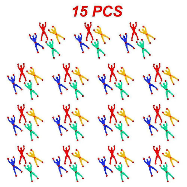 1~20 kpl miesten lasten juhlalelut hauskat lasten suosikit joustavat tahmeat kädet lelu tahmeat hämähäkit syntymäpäiväjuhlalahjat juhlatarvikkeet Random Color 15pcs