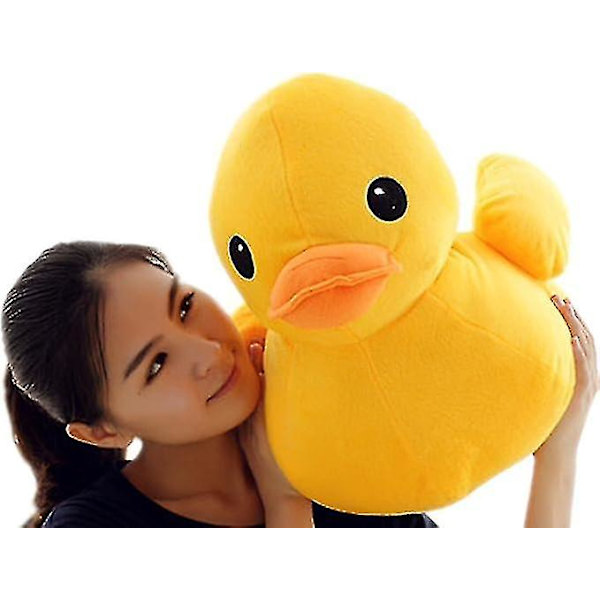 Mjuk Gul Anka Nalle Mjukdjur Fylld Djur Soffa Dekoration För Barn Födelsedag 50CM