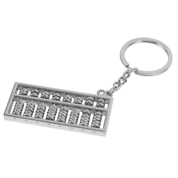 Silver Tone Mini Abacus Pendant nøkkelring nøkkelring