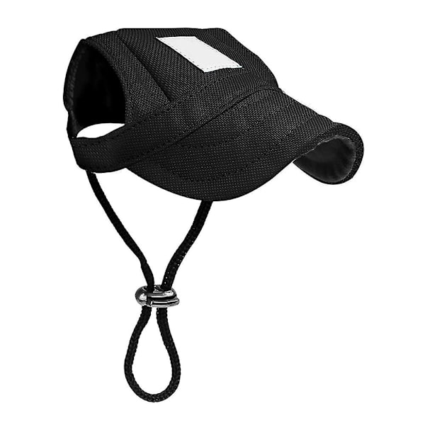 Hundkeps, husdjursbasebollkeps/hundsportkeps/solskärm med öronhål