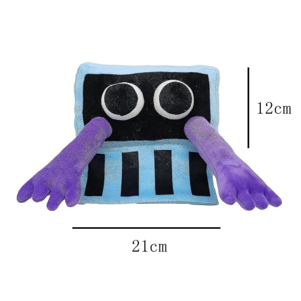 80cm Rainbow Friends Purple Vent Long Hands Monster Plush Doll Toy Horror Game Character Plushie Stuffed Figure Toys For Kids V