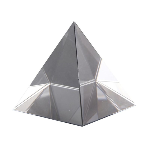 Prisme optisk glasspyramide 40 mm høy rektangulær polyeder egnet for undervisningseksperimenter