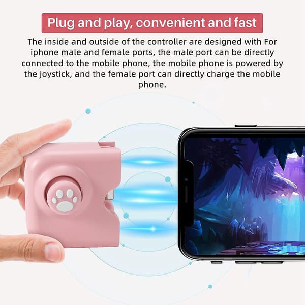 For Pubg Game Controller Gamepad Telefon Controller Joystick Til Med Opladningsport Til Cf Controller Hy