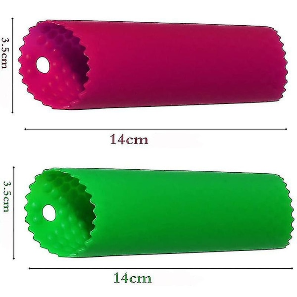 3st Silikon Vitlök Hudborttagningsmedel Vitlöksskalare Tube Roller strippningsverktyg