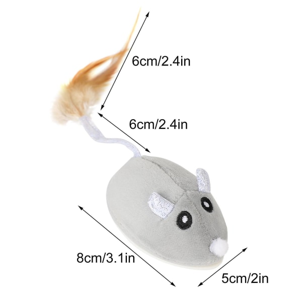 Interaktiivinen kissan hiirilelu, automaattinen robottihiirilelu höyhensauvalla, sähköinen pallolelu, ladattava USB