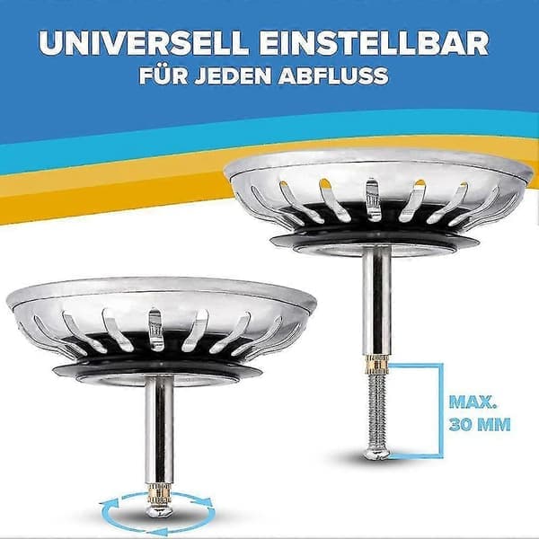 For Blanco erstatning kjøkkenvask sil avløpsplugg kumfilter_Super gave som bildet 79mm