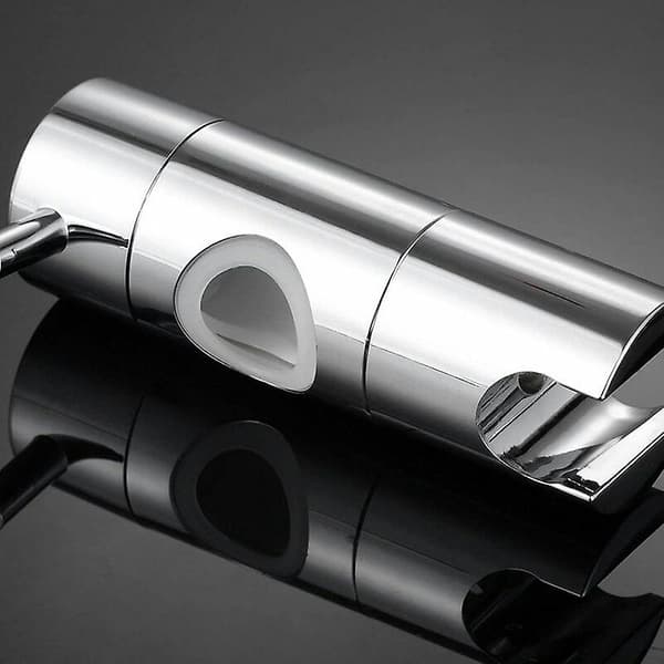 2 stk. Universal dusjhodeholder - Krom justerbar dusjhodeholder Enkel å installere -