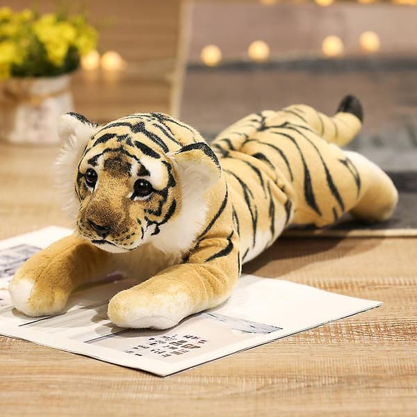 Simulerad Lejon Tiger Leopard Docka Lejonkungen Plysch Leksak Docka Kudde Barnens Present Small size 39cm Style-2