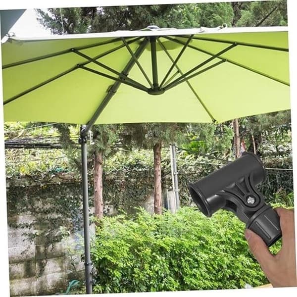 Parasolfod til have og terrasse, udskiftning af parasoltilbehør, hurtig og nem montering, mørk farve