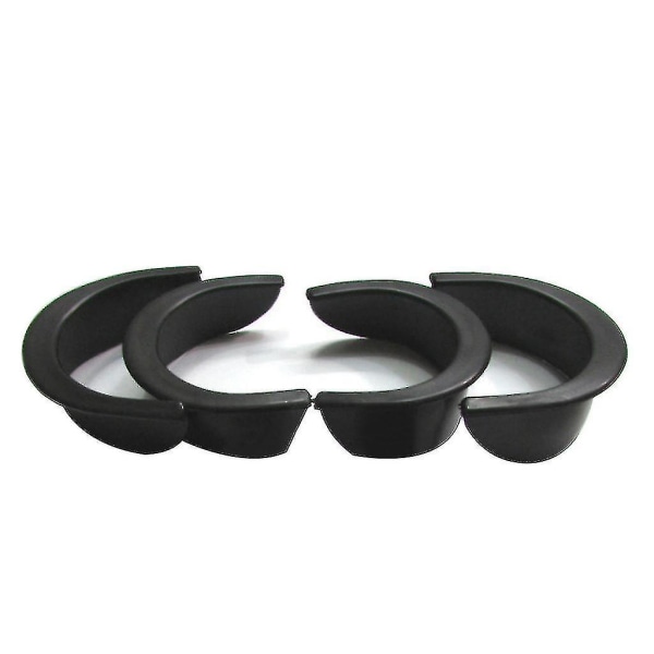6 stk/sett Biljardbord Biljardlomme Hull Svart Gummi Liners 4 Hjørne 2 Side Hjørne Fôr Snooker Erstatnings Tilbehør For Bar Hjem (hy)