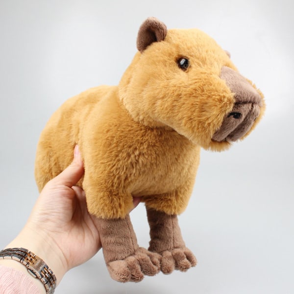 Realistisk Capybara Kosedyr Capybara Vektet Leke Simulering Myk Krypende Capybara Kosedyr
