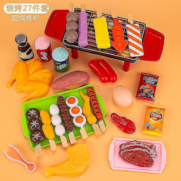 Keittiölelut Tekoruoan Hot Pot Vihannekset Grilli Leikkaa Ja Che Le Poika Ja Tyttö Ruokailusetti Set of 28 pieces