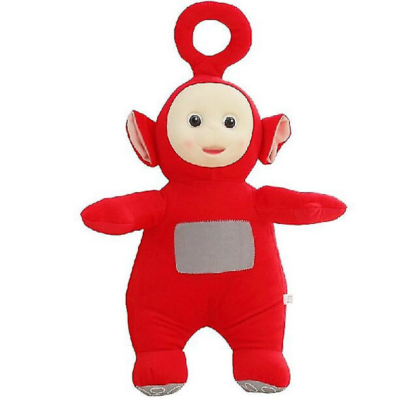 Teletubbies Plyschleksak Sovande Komfortdocka Barn Tidig Utbildningspresent 35cm Red