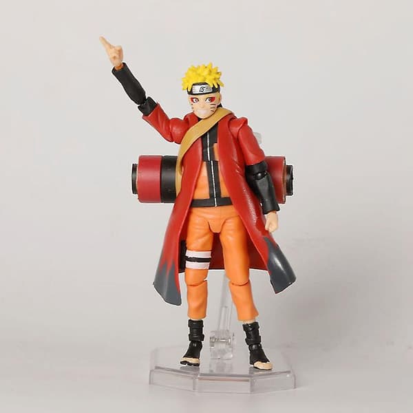 1 sæt Anime Uzumaki Naruto Actionfigur Ansigtskift Figur Bevægelige Led Cool Legetøj