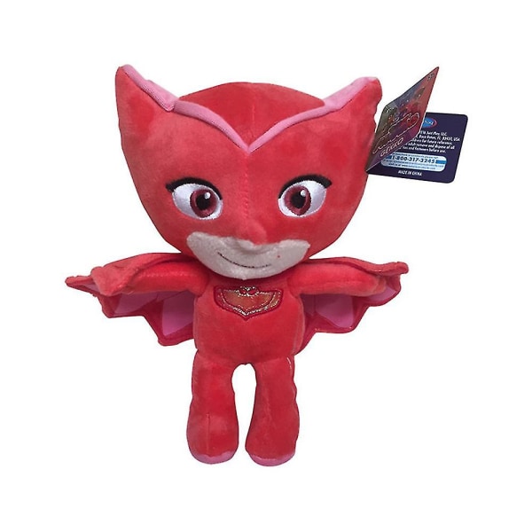 PJ Masks Gekko, Catboy, Owlette och Romeo Plyschdockor, Fyllda Leksaker, Mini-figurer, Present till Barn