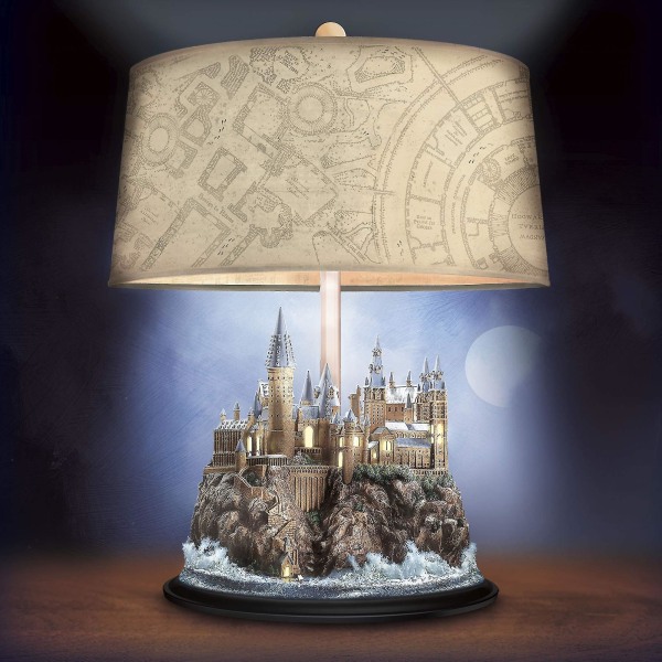 Bradford Exchange Harry Potter Hogwarts Castle Briljant skulptur bordslampa