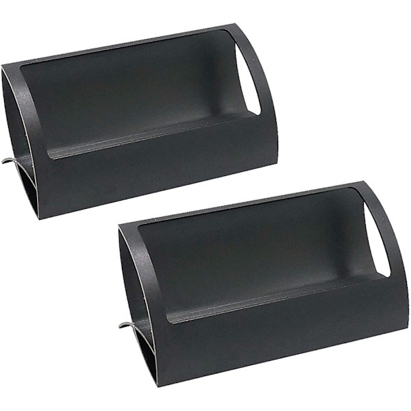 2 stk. Aluminium visitkortholdere skrivebords kortholder visitkort stativ arrangør (guld)
