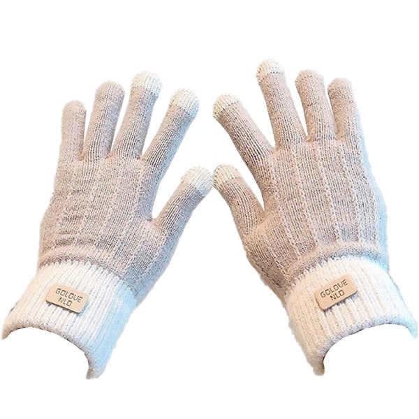 Vinterhansker for kvinner Varm elastisk mansjett termisk hanske style 1