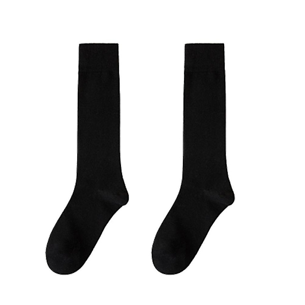 Luistelusukat, vaaleat, läpinäkymättömät polvisukat, luisteluun tarkoitetut nailonsukat (Calf socks) Black * Black