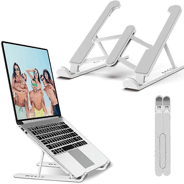 Laptop Stand, Bærbar Laptop Stand til Skrivebord, Notebook Stand Riser