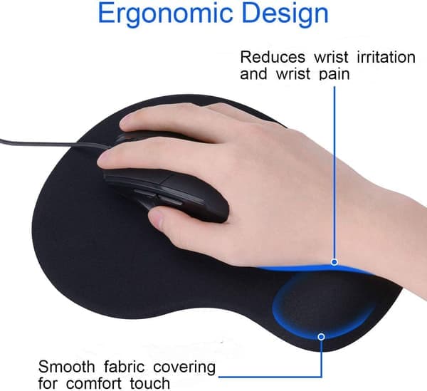2-pak ergonomisk håndleddsstøtte for musematte med gel