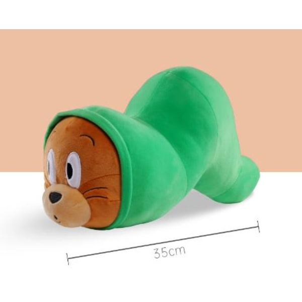 Tom och Jerry animerade plyschleksakskudde - Present till fans - Jerry Drill bag style