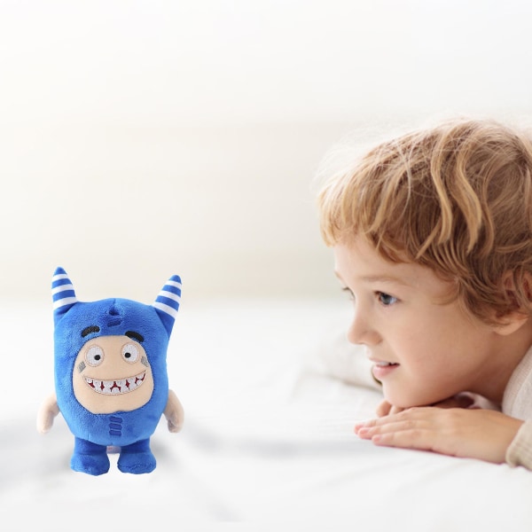 Oddbods Plys Cartoon Legetøj Dukker Bløde Søde Pogo Nye 18cm Bubbles Jeff Legetøj Red