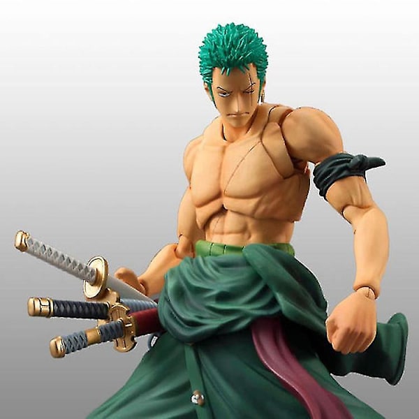 Anime Figur En bit Zoro Actionfigur Roronoa Zoro Figur Skulptur Dekoration Staty Dockmodell