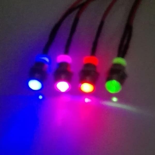 Fjernkontrollmodellbil modifisert LED-dekorasjonslys for 1/10 1/8 billampe