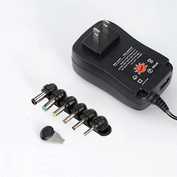30W 3V 4.5V 5V 6V 7.5V 9V 12V AC/DC-sovitin Säädettävä Virtalähde USB Universaali Latauskytkin