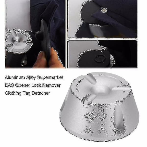 15000gs Universal Remover Security Magnetic Tag Remover Golf Detacher Eas Tag - Black