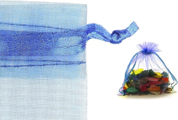 Organzapåsar 100-pack 9 x 7cm - Godispåsar - DIY - Påsar för Godis - Godispåse