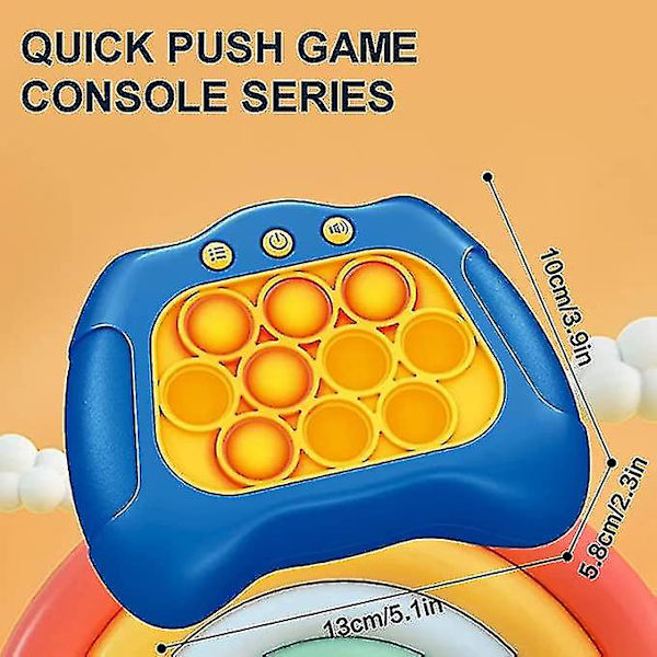 Decompression Breakthrough Puzzle Pop Game Machine Nyhet Leke Bursdagsgave ordinary yellow
