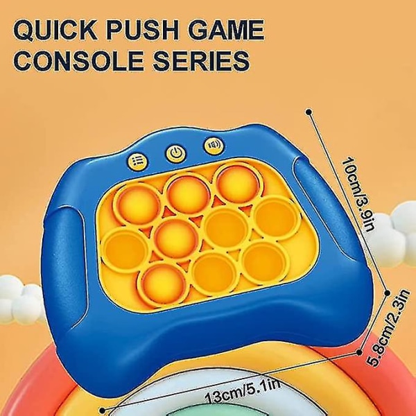 Decompression Breakthrough Puzzle Pop Game Machine Uutuuslelu Syntymäpäivälahja crab blue