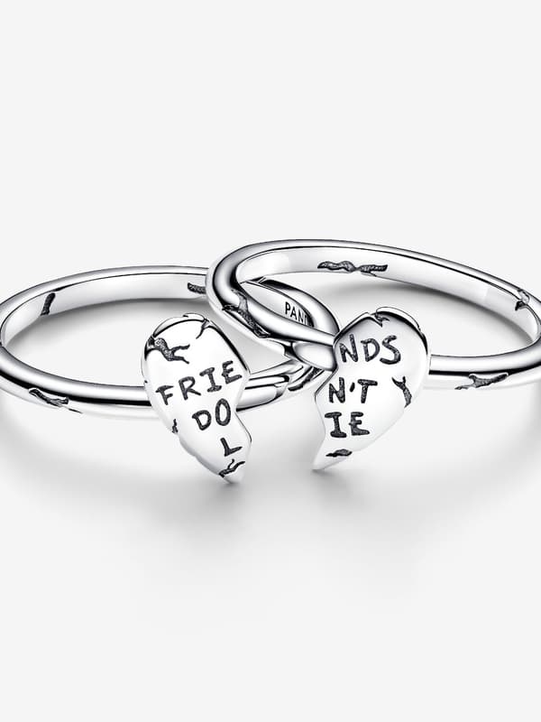 Pandora - Stranger Things - Friends Don't Lie Delbar Ring - Sterling Silver Circumference: 52mm