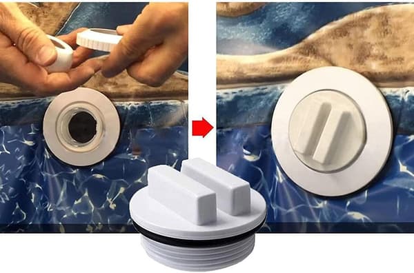 1,5\" Pool Cap Pool Returledning Vinter Cap Med O-ring För Pool Tillbehör Kopplingar (hy)