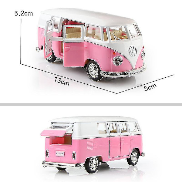 Pigernes legetøj til kæreste RMZ Diecasts legetøjsbiler T1 Bus G63 1:36 legeringsbil VW T1 Bus Classic