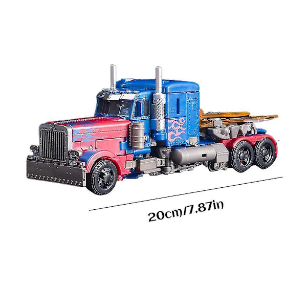 Deformerte bilrobotleker Bærbar deformasjon bilmodell Barn S leker Legering deformasjon leker Gave til barn(optimus Prime 6022a)