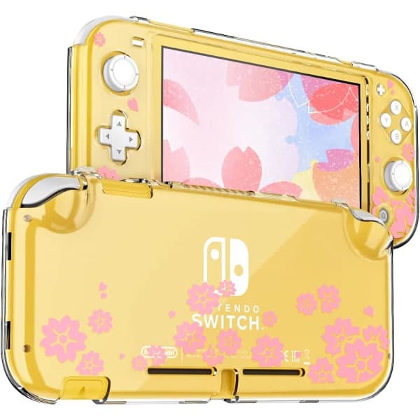 Etui kompatibel med Nintendo Switch Lite - pink, hård