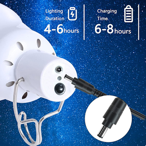 Solcellsladdad LED-lampa för skjul, 2-pack bärbar USB-laddningslykta med solpanel, 110 lumen campinglampa för inomhus- och utomhuskök 1 pack