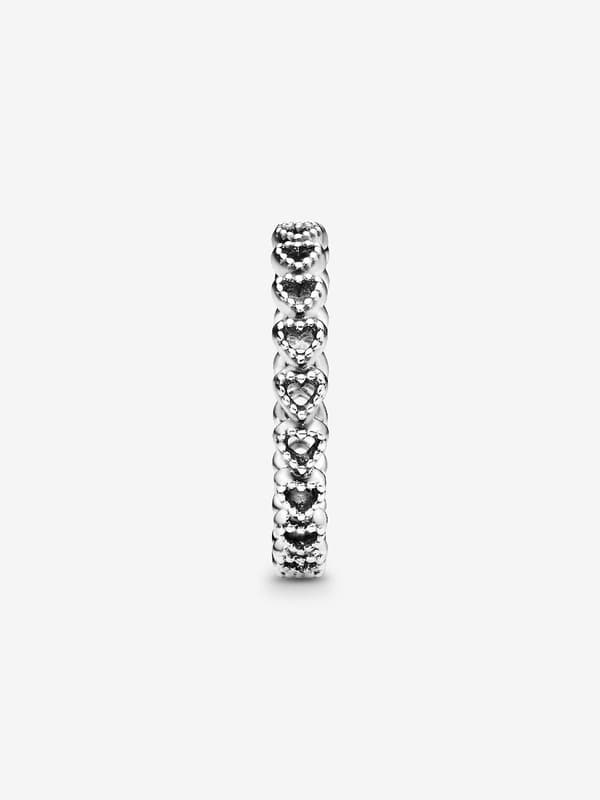 Pandora - Sydännauhasormus - Sterlinghopea Circumference: 54mm