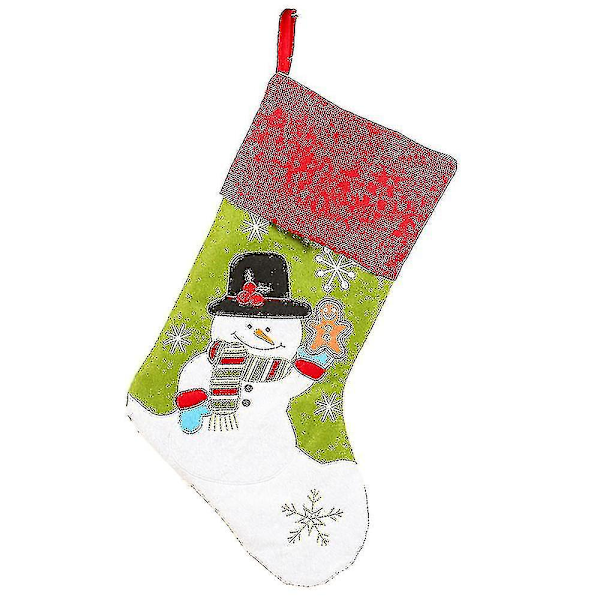 Linen Santa Broderte Jule Sokker_aj