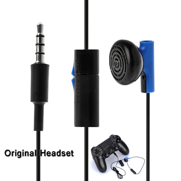 PS4 Original håndtag Enkeltsidet headset, 3,5 mm interface