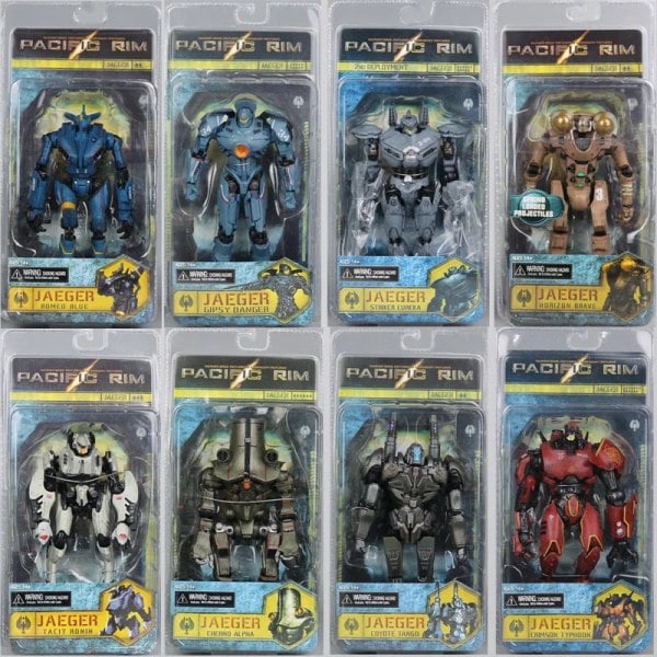 Pacific Rim Mecha Actionfigur Leksaker NECA 18cm Figurer Anime Samling Modell Present Dangerous Wanderer-With Boat